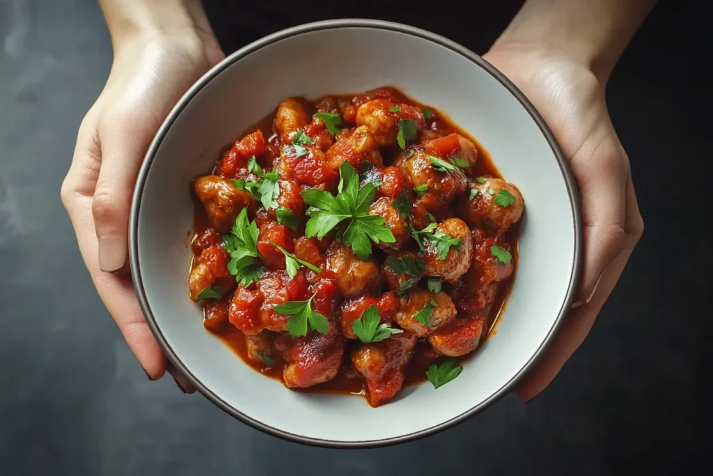 recette rougail saucisse