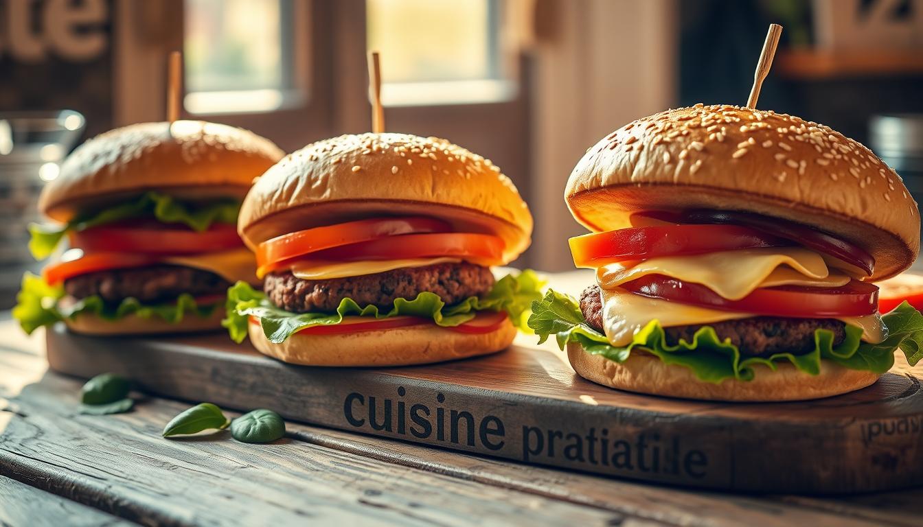 5 recettes variées de burgers végétariens
