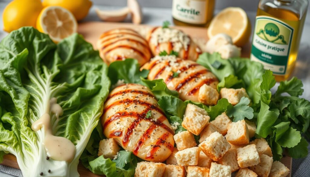 ingrédients salade césar poulet ingrédients salade césar poulet
