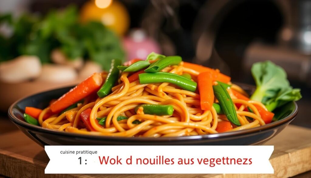 wok de nouilles aux légumes wok de nouilles aux légumes