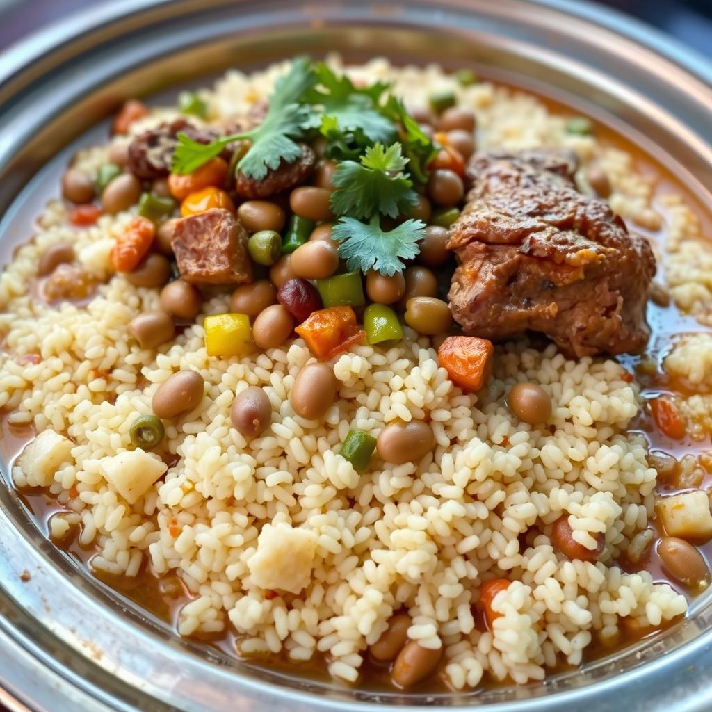 Couscous Algérien avec fèves Couscous Algérien avec fèves