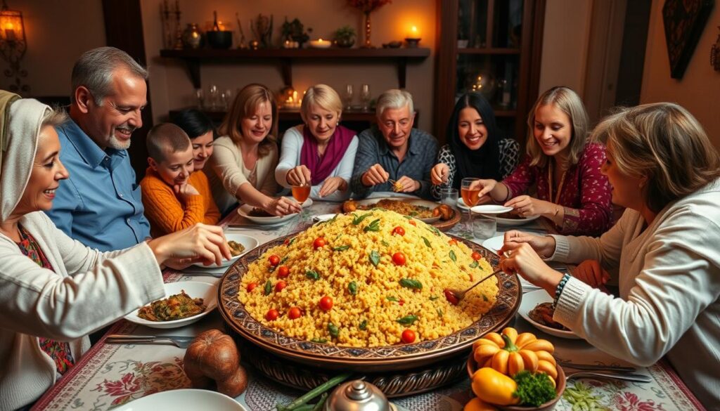 Couscous Royal aux Sept Légumes partagé en famille Couscous Royal aux Sept Légumes partagé en famille