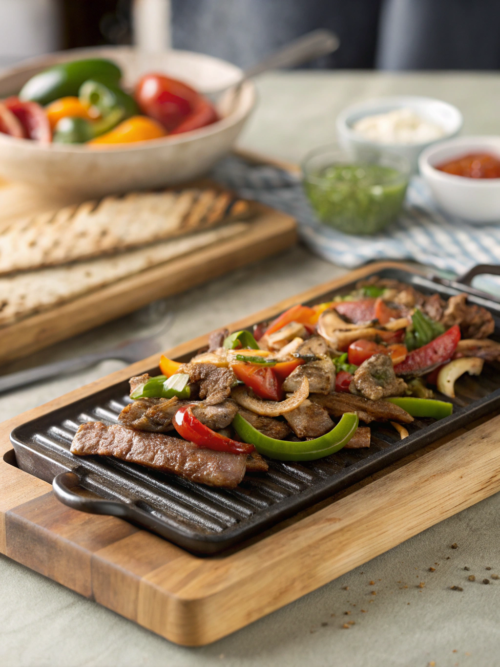 recette plancha viande et légumes