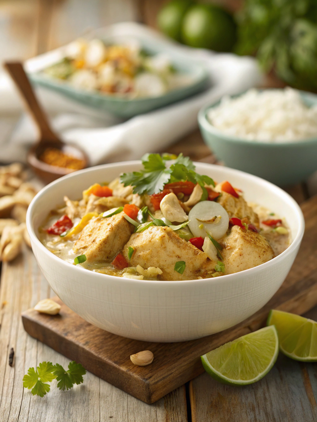 recette poulet coco curry