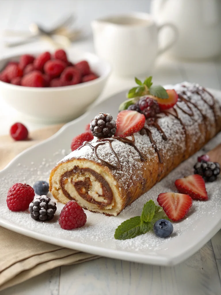 roulé au nutella