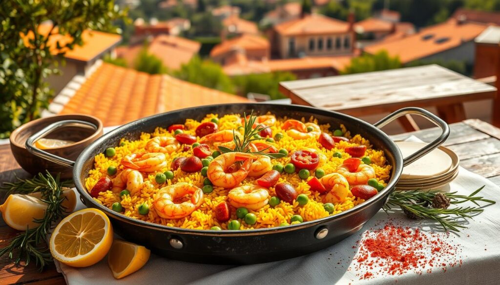 Paella mixte
