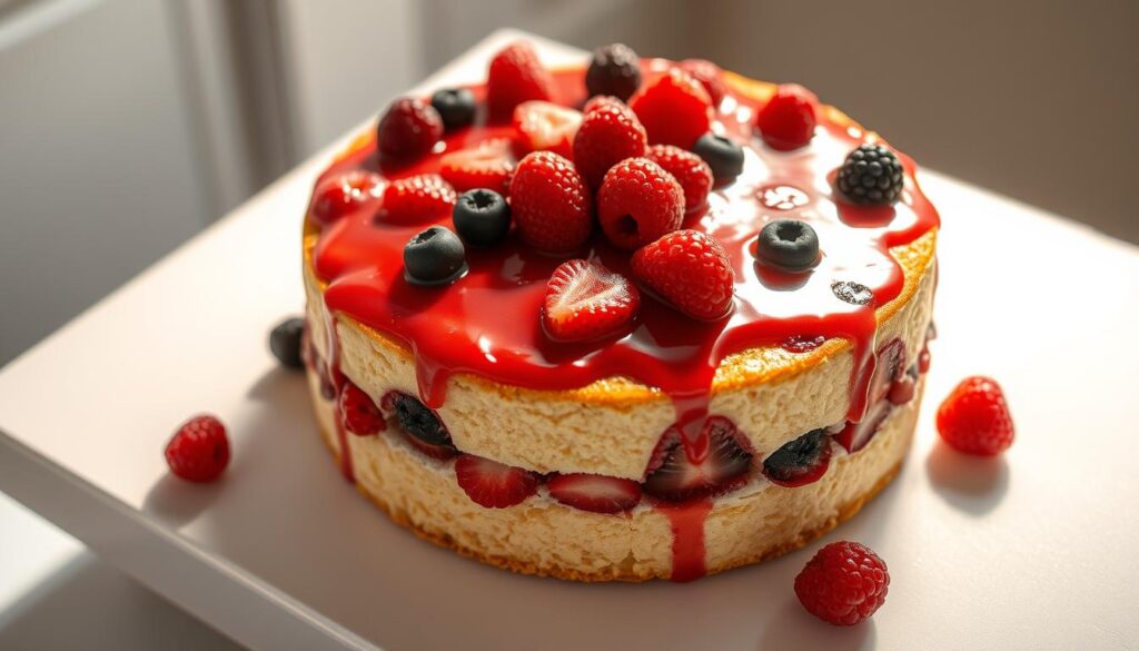 Sponge cake aux fruits