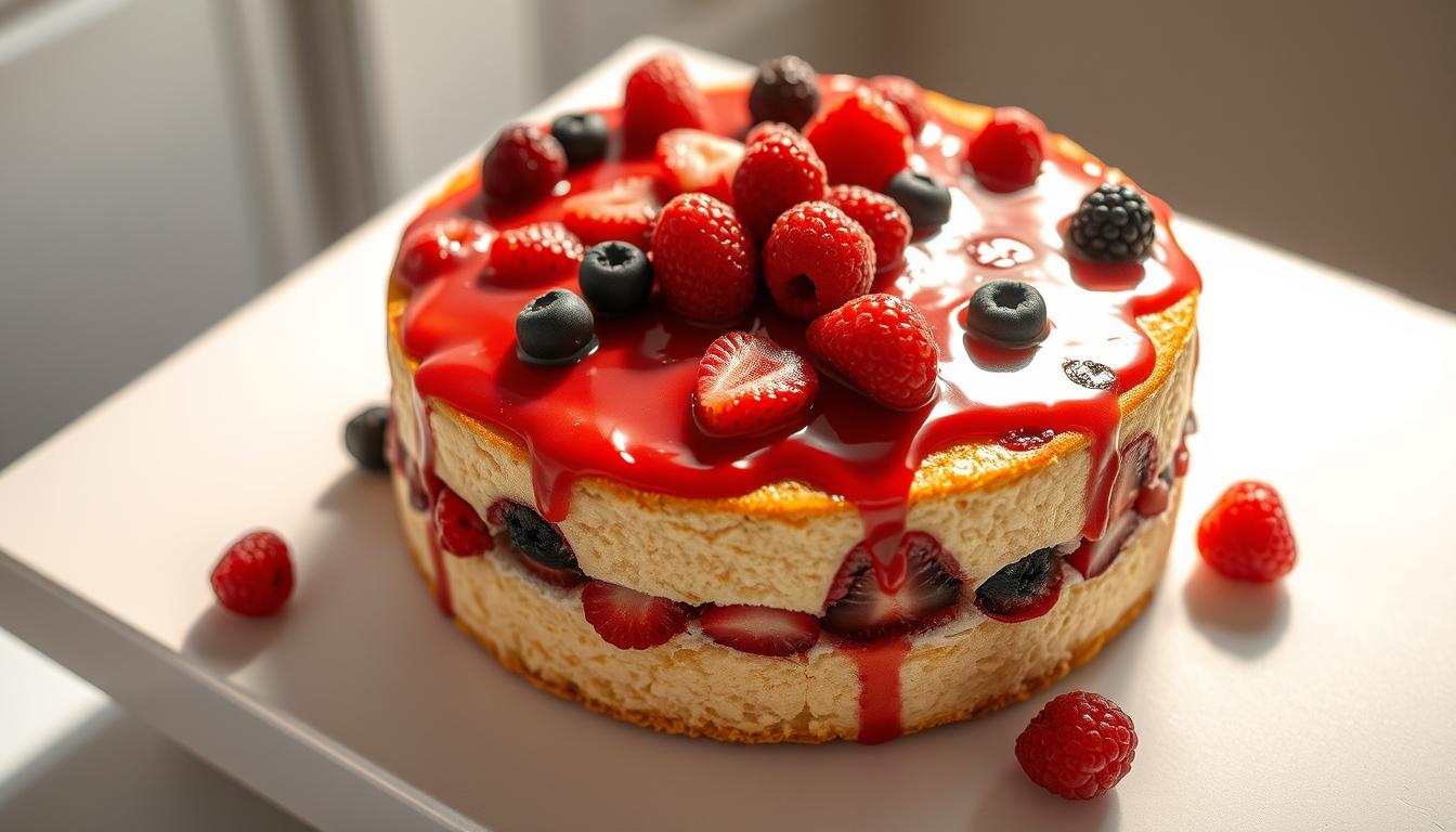 Sponge cake aux fruits