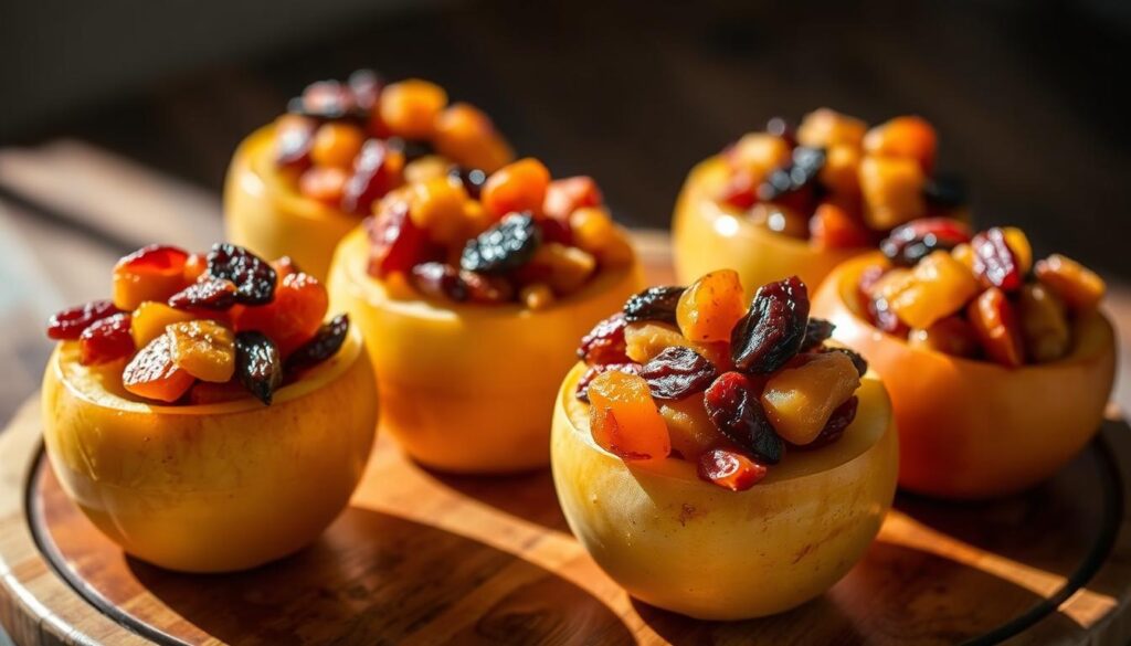 pommes farcies aux fruits secs pommes farcies aux fruits secs