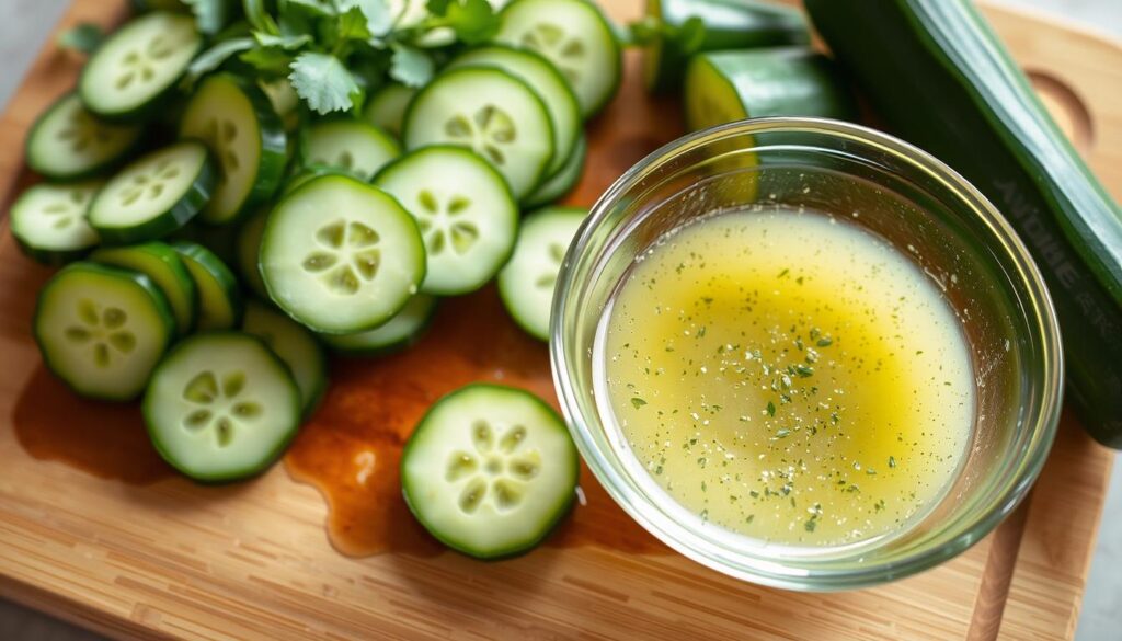 préparation vinaigrette concombre préparation vinaigrette concombre